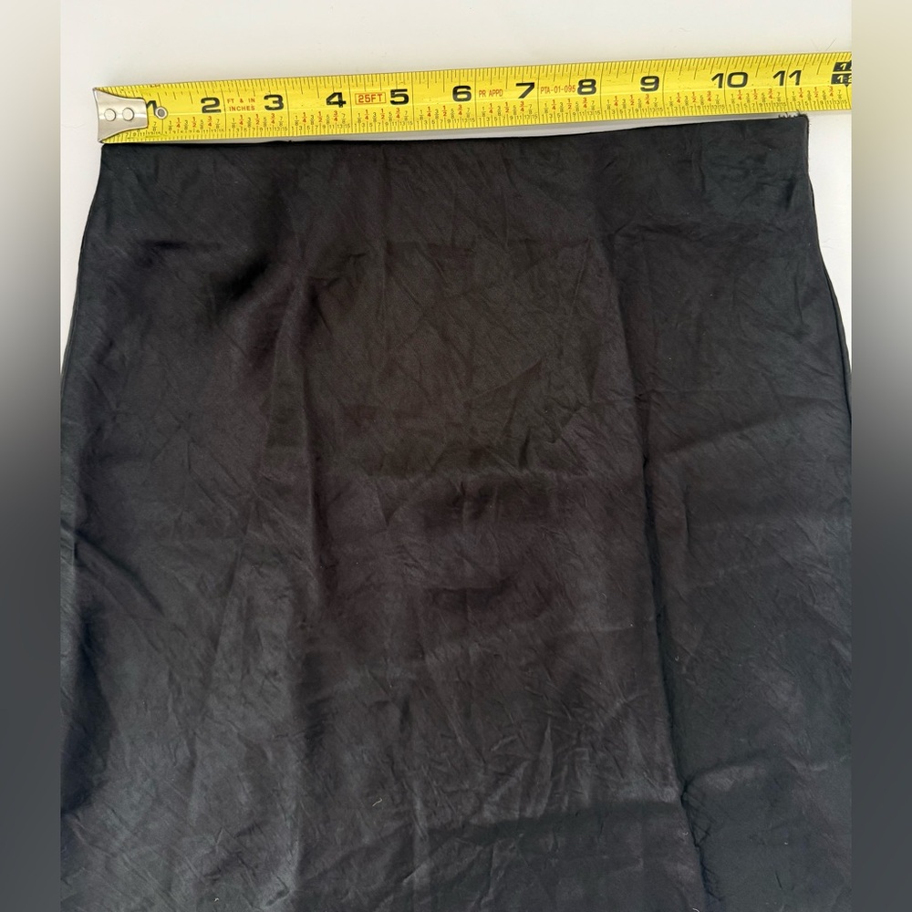 Aritzia Babaton Black Slip Mini Skirt Size 00 (xxs/xs) - Picture 4 of 6